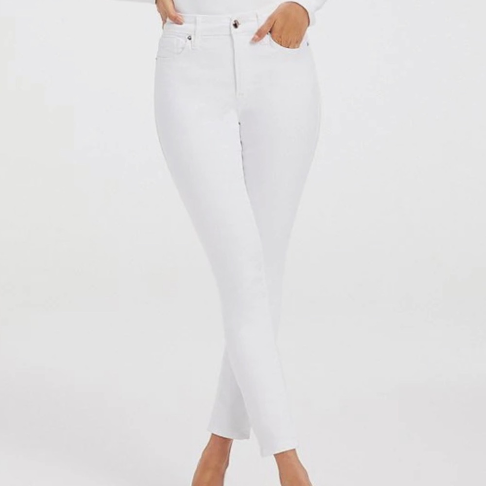 Good American Good Legs Crop Skinny Jeans in White001 Size 00 / 24